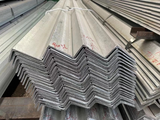 Bar di acciaio caldo a carbonio laminato a caldo con angoli disuguali uguali per strutture di costruzione durevoli