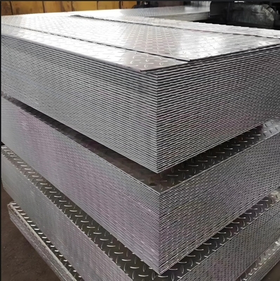 Q235 MS lamiera di acciaio di diamante per la fabbricazione di piccoli utensili e A36 HR lamiera di ferro a quadri