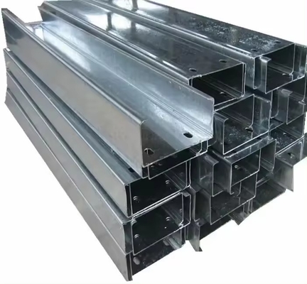 ± 1% Tolleranza Acciaio in forma di C galvanizzato a caldo non legato per materiali da costruzione