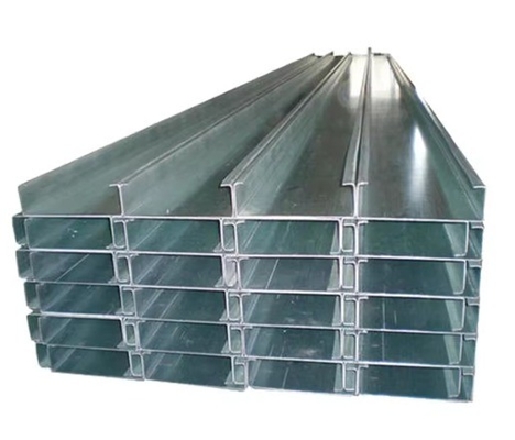 ± 1% Tolleranza Acciaio in forma di C galvanizzato a caldo non legato per materiali da costruzione