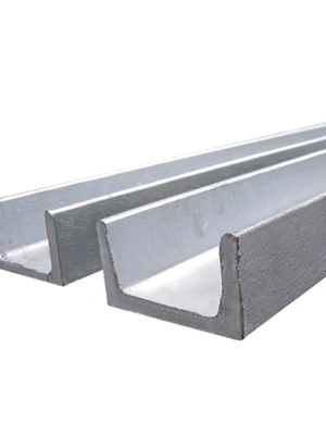 Perforazione di dimensioni standard UPN 100 Steel U Channel Bar per strutture edilizie