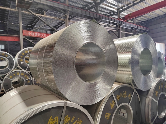 Z70-Z275 Rivestimento di zinco alta pressione calda immersa in acciaio galvanizzato piastra a scacchi migliore