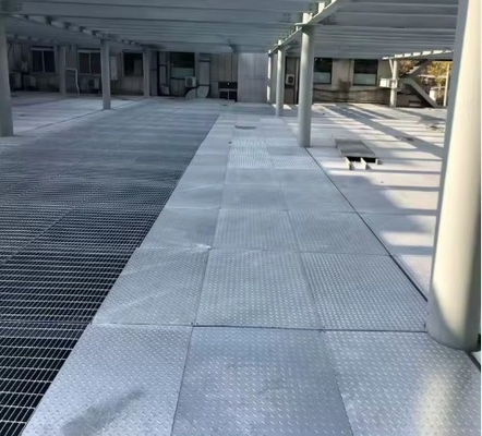 Piano di progettazione industriale Piano di terra galvanizzato in acciaio per la piattaforma di passerella