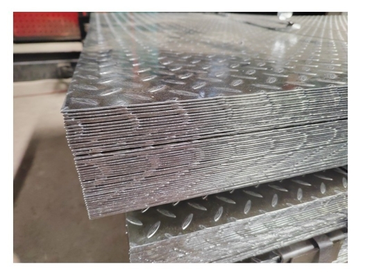 Dispositivo personalizzabile 40g/m2 Strato di zinco medio duro di forma galvanizzata piastra di acciaio 1.5*1250mm