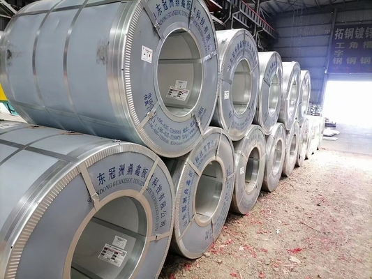 Dx51D Dx52D Dx53D Coil di acciaio galvanizzato per applicazioni di piastre contenitori