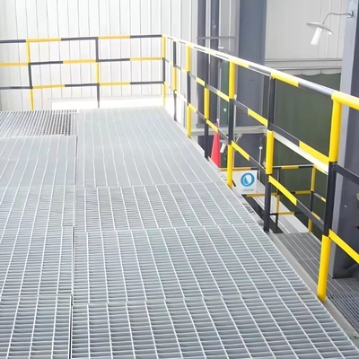 Griglie di terrazzamento in acciaio argento galvanizzato a mezzanine con certificazione ISO9001