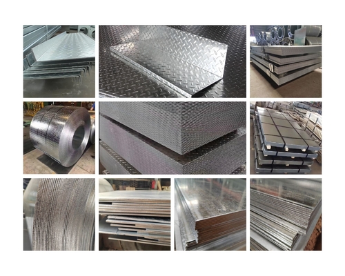 ISO9001 Certificato DX51D Piastra di acciaio a modello galvanizzato 5.75*1250mm Z41-Z60 Rivestimento