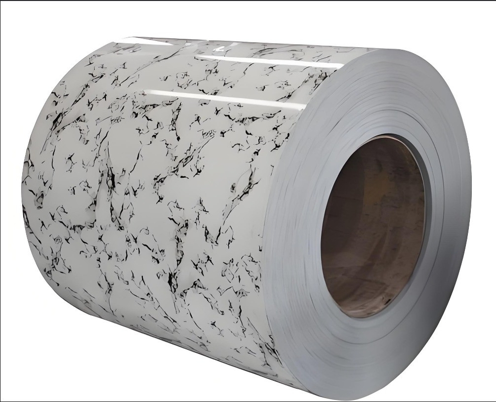 Disegno personalizzato Z80-Z120 Rivestimento PPGI Placca rivestita di colore galvanizzata spessore 0,12-0,2 mm
