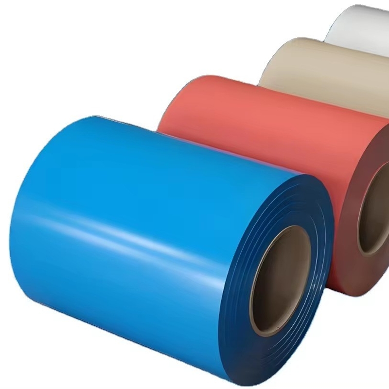 Fogli di acciaio rivestiti a colori di grado PPGI Preverniciato Coil di acciaio galvanizzato Z81-Z120 Rivestimento
